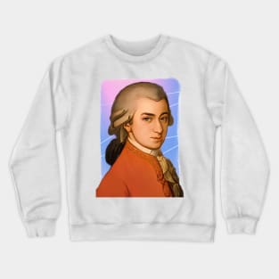 Classical composer Wolfgang Amadeus Mozart illustration Crewneck Sweatshirt